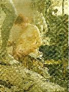 Anders Zorn i wikstroms atelje France oil painting artist